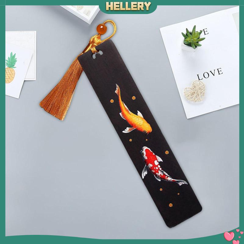 Thẻ Đánh Dấu Trang Sách Bằng Gỗ Phối Tua Rua Độc Đáo Trang Trí Lễ Tốt Nghiệp / Văn