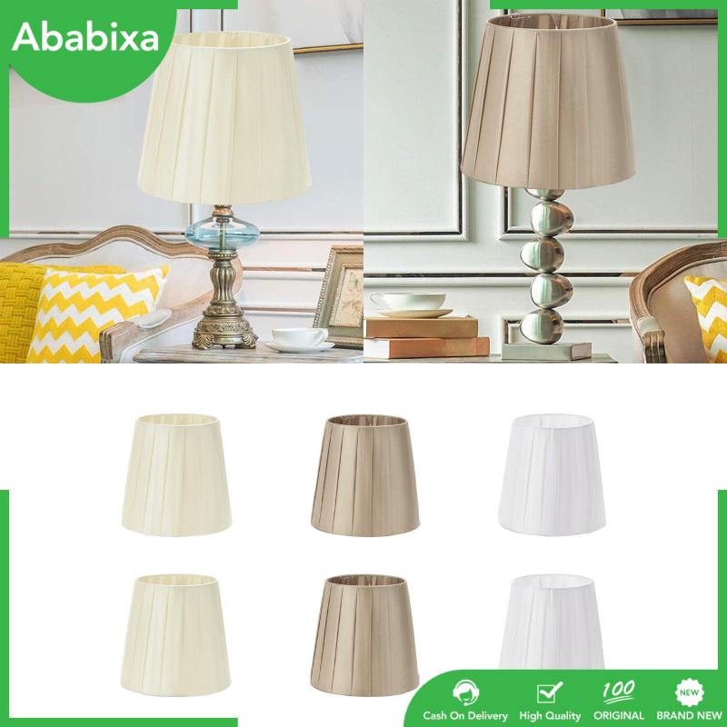 Vỏ Bọc Đèn Bàn Bằng Vải Xếp Ly Thay Thế Tiện Dụng Cho Phòng Khách / Phòng Ngủ