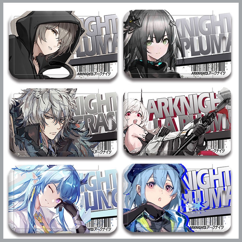 Ví Đựng Thẻ Tín Dụng / Danh Thiếp In Hình Anime Arknights Amiya Greyy Deshawn DIY Giá Đỡ