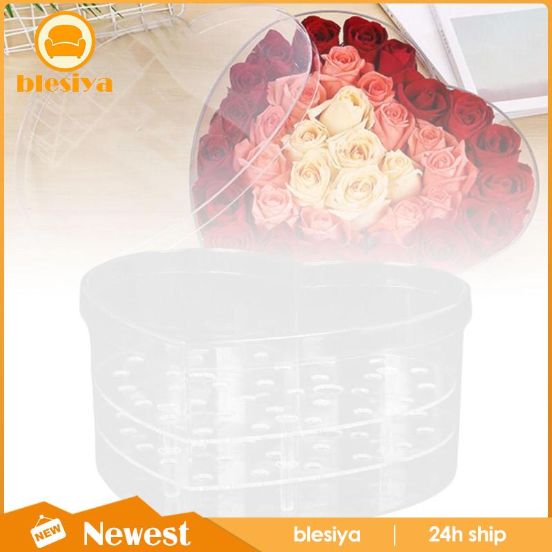 Hộp Đựng Hoa Bằng Acrylic Có Nắp Đậy Dùng Làm Đạo Cụ Chụp Ảnh Phù Dâu