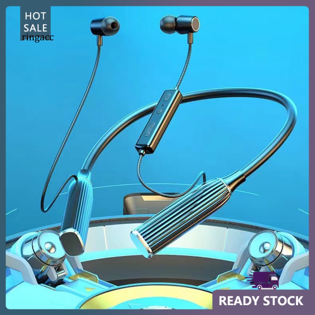 Tai Nghe Nhét Tai Đeo Cổ RGA Hỗ Trợ Thẻ Nhớ TF Kết Nối Bluetooth Âm Thanh Stereo