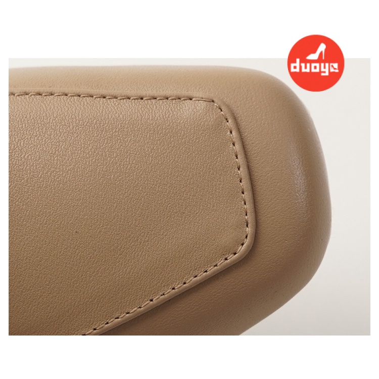 Duoya Factory~[Hàng Có Sẵn] Giày Thể Thao Gót Vừa Dày Nửa Chân Hở Ngón Gót Vừa Đính Đá Pha Lê Chống Mòn Kiểu Nửa Bàn Chân Hình Vuông 2022 Thời Trang Cho Nữ