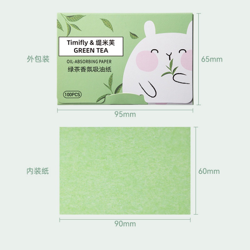Set 100 Giấy Thấm Dầu Nhỏ Gọn Dễ Thương Chăm Sóc Da Mặt