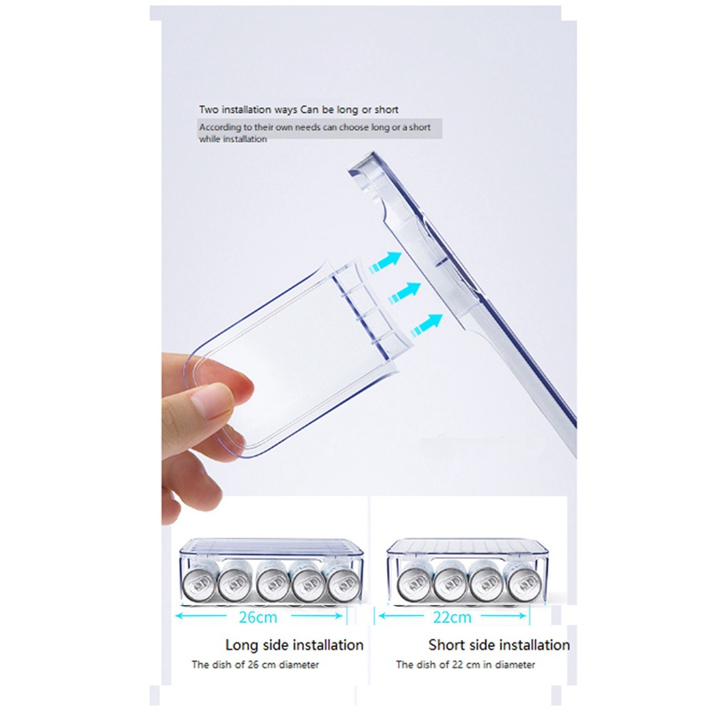 Giá Đỡ Chia Ngăn Tủ Lạnh Tiết Kiệm Không Gian Tiện Dụng