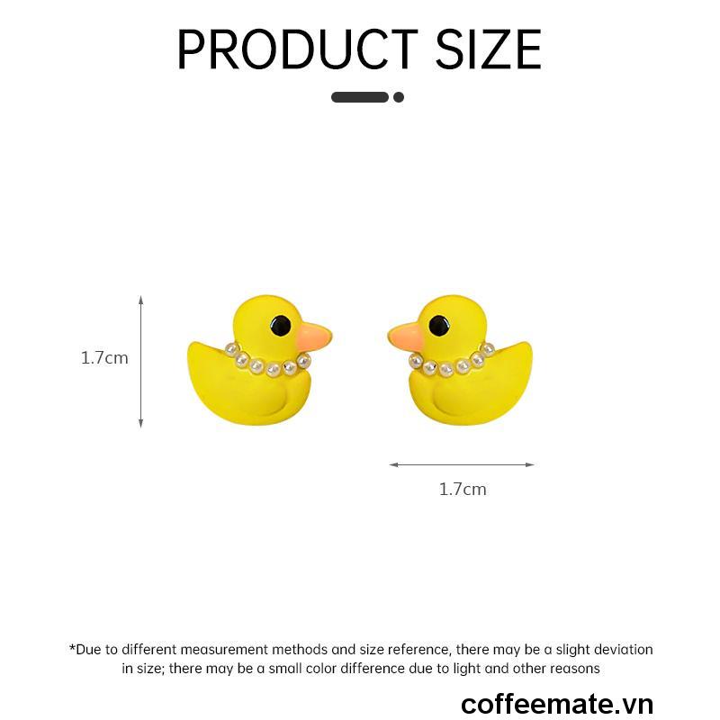 ⚡Bông Tai Mạ Bạc 925 Hình Con vịt Phong Cách Hàn Quốc Cho Nữ