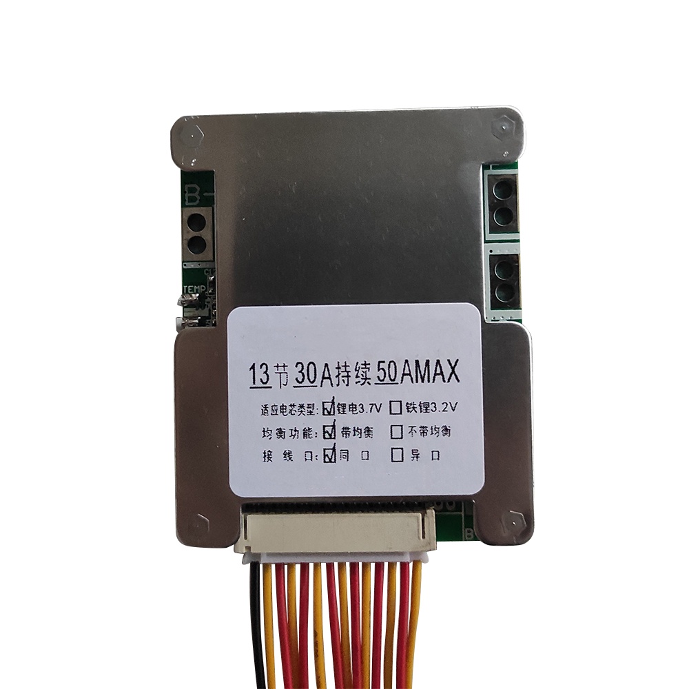 RIRIHI Bảng Mạch Bảo Vệ Pin Lithium 13S 48V 50A Dành Cho Pin 3.7V