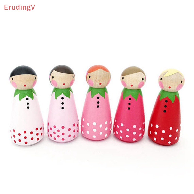 Bộ 10 Búp Bê Peg DIY Kích Thước 65mm,35mm Dùng Trang Trí Phòng Bé Trai / Bé Gái