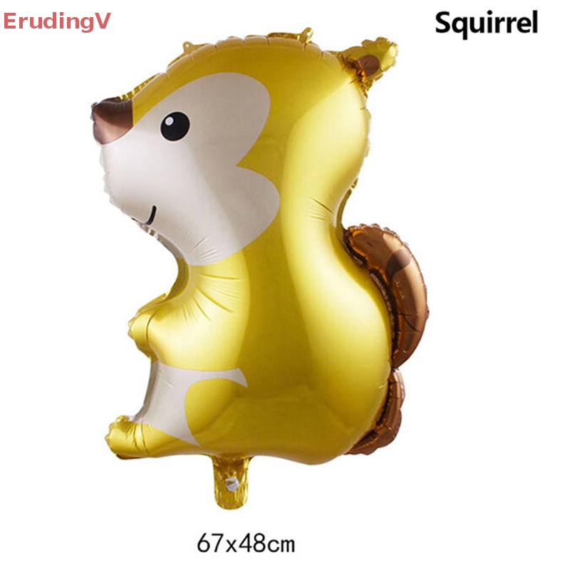 Set 4 Bong Bóng Lá Nhôm Hình Động Vật Trang Trí Tiệc Sinh Nhật / Đám Cưới