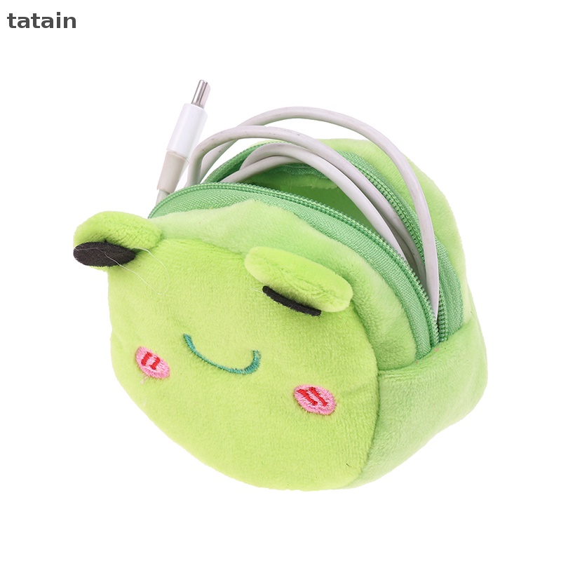 Ví Đựng Tiền Xu Họa Tiết Hoạt Hình Ba Chiều Có Khóa Kéo Tiện Dụng