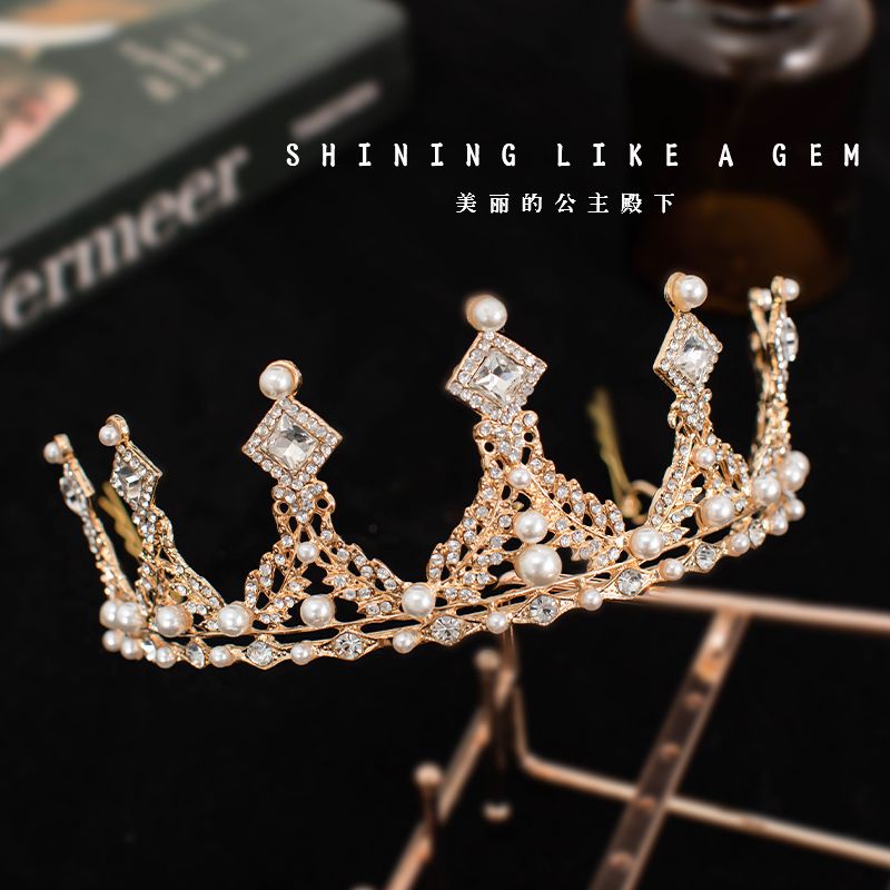 Vương Miện Cài Tóc Cô Dâu / Sinh Nhật Chất Lượng Cao Thời Trang 2023 Mới 18 Tuổi