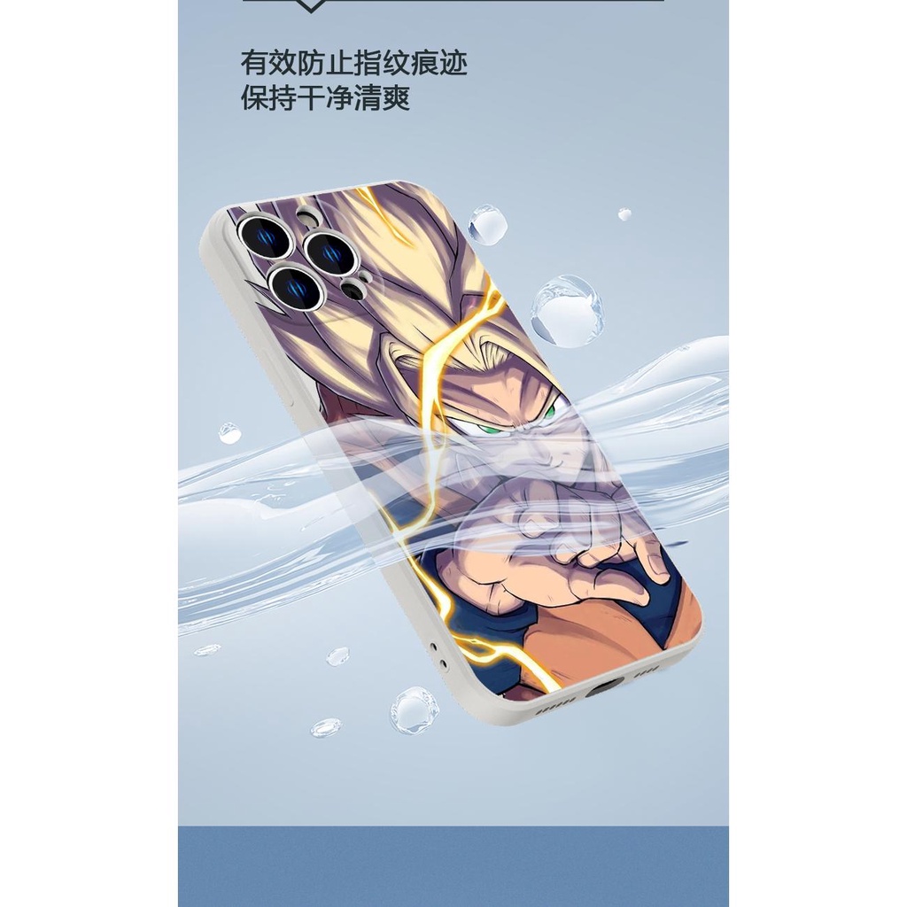 Ốp Điện Thoại Hình Son Goku Vegeta Cho IPhone 6 6S 11 7 8 Se 2020 X XR XS Plus 12 13 14 PRO mini MAX