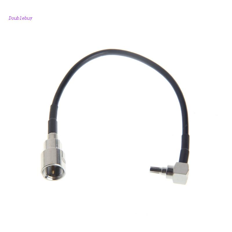 Dây Cáp Nối RG174 15cm 6 &quot;Góc Phải Chuyển Đổi FME Male Plug Sang CRC9