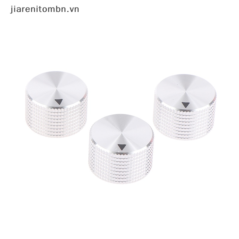 Núm Vặn Điều Chỉnh Âm Lượng Bằng Nhôm Màu Bạc 6MM 25MM * 15MM vn