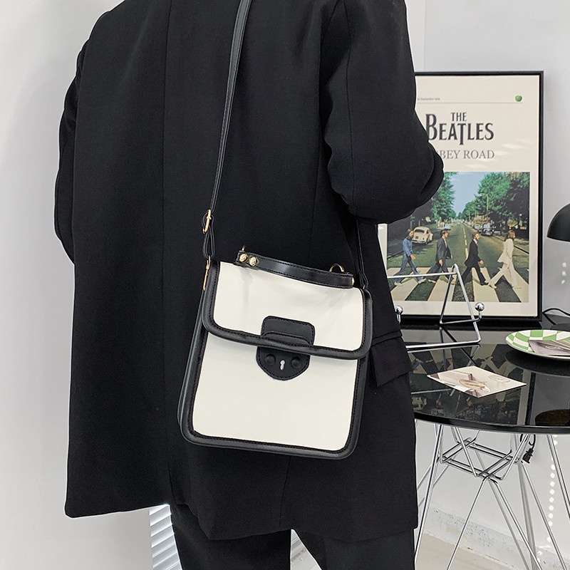 Túi Đeo Chéo Vai Hình Vuông Nhỏ Gọn Thời Trang Phong Cách Hàn Quốc