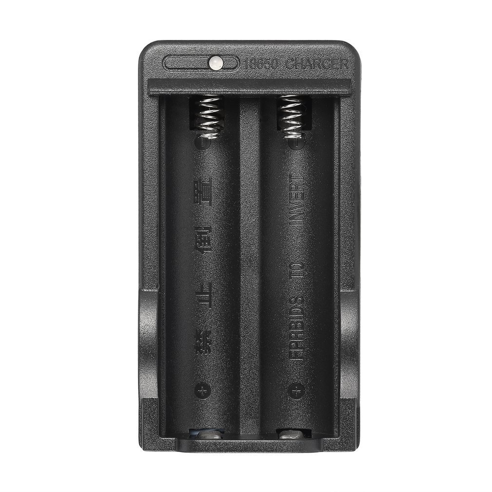 Ac 110-240V 18650 4.2V Rechargeable Li-Ion Dual Battery Charger Us Plug Travel Power Adapter Led Indicator [Q/11]