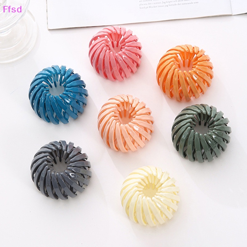 {Ffsd} Kẹp Tóc Đuôi Ngựa Hình Tổ Chim Đơn Giản Ma Thuật Cho Nữ * Hàng Bán Chạy