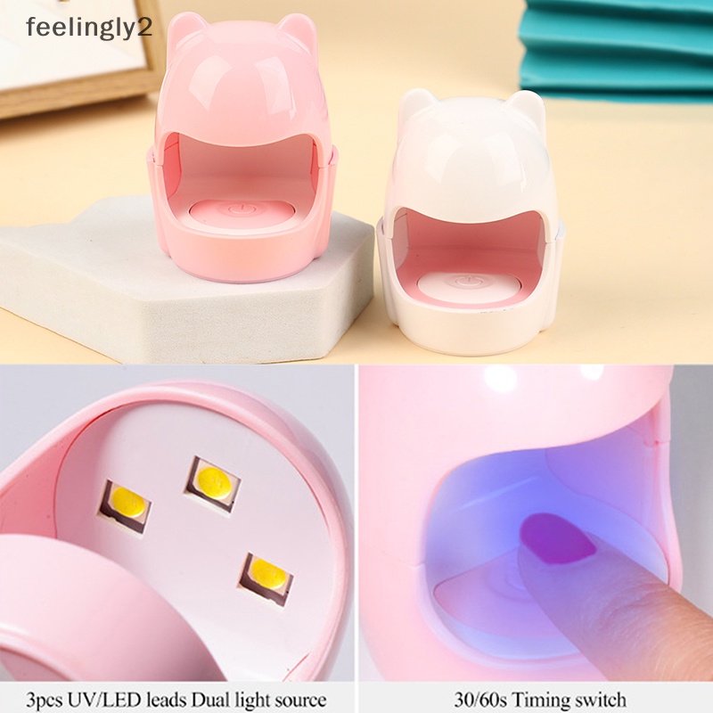 Máy Sấy Khô Sơn Móng Tay UV LED Mini 6W Sạc USB Tiện Dụng