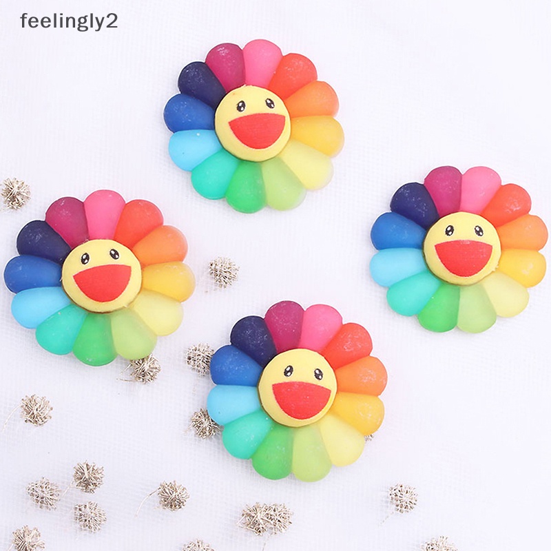 [Hàng Có Sẵn] Kẹp Tóc Hoa Hướng Dương Bằng Acrylic Trang Trí Thủ Công Cho Bé (F)