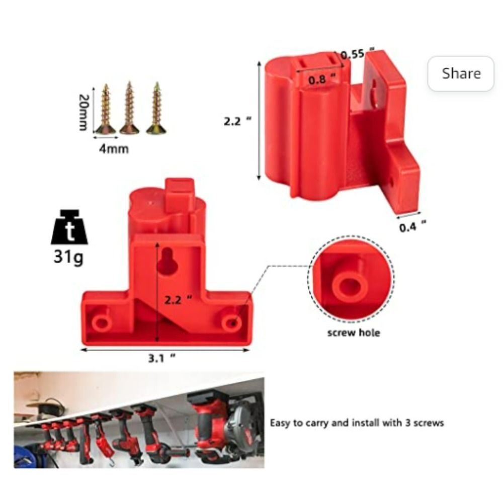 Set 4 Giá Đỡ Dụng Cụ Điện M12 M12 Dành Cho Milwaukee