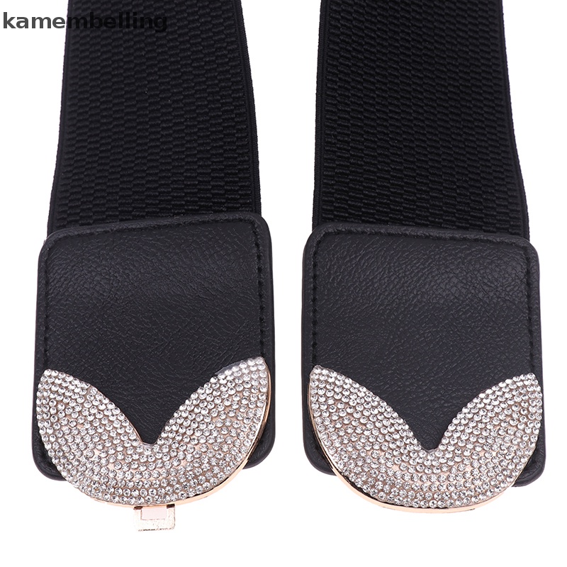 Thắt Lưng Co Giãn Đính Đá Thời Trang Dành Cho Nữ