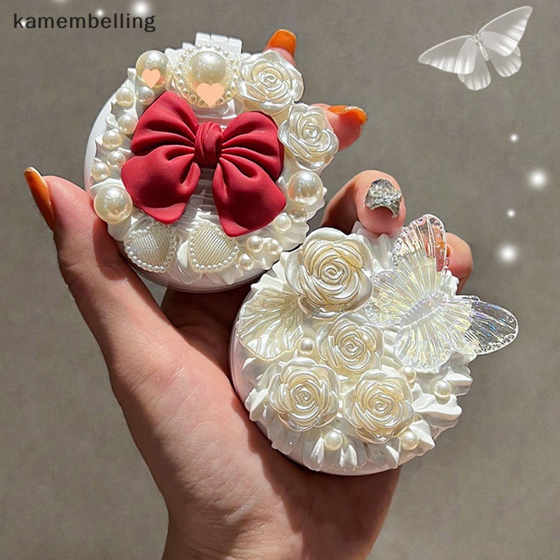 Lược Chải Tóc Mát Xa Da Đầu kamembelling Có Gương Gấp Gọn Bỏ Túi Tiện Lợi