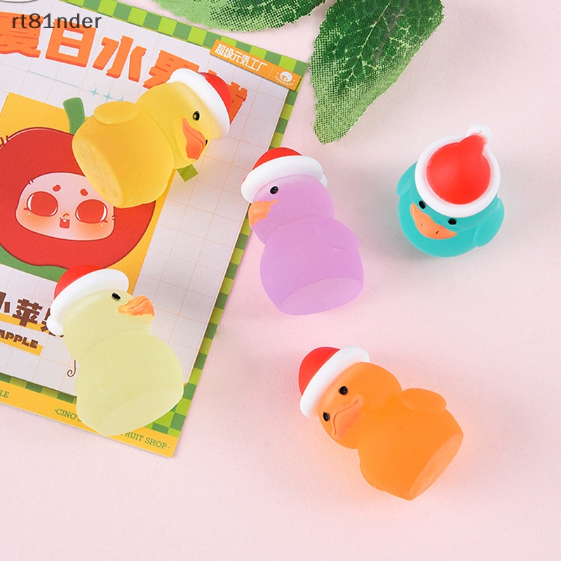 Rt Set 2 Vịt Dạ Quang Bằng Nhựa Resin Dễ Thương Trang Trí Phong Cảnh Diy