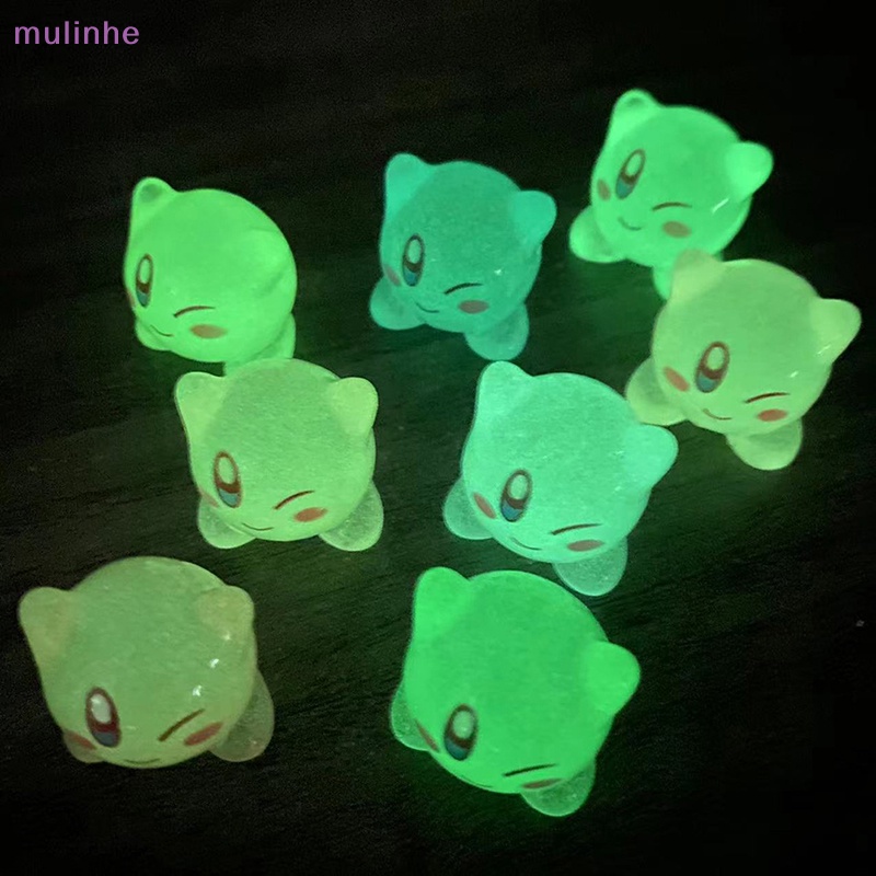 Set 2 Kẹp Tóc Hình Quả Bong Bóng Mini Bằng Nhựa Phát Quang DIY Trang Trí Điện Thoại
