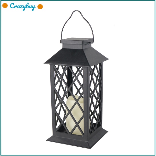 Cr Lồng Đèn Led Rỗng Treo Trang Trí Lối Đi Sân Vườn Phong Cách Retro