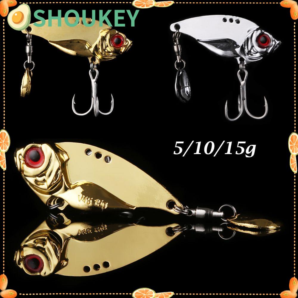 Mồi Câu Cá Giả Bằng Kim Loại Lấp Lánh Trọng Lượng 5g 10g 15g