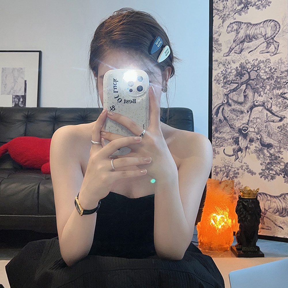 Kẹp Tóc Nữ Hình Chữ M Phong Cách Pháp Đơn Giản Hàng Mới