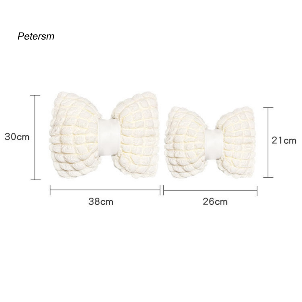 Gối Tựa Đầu Bằng PP Hình Nơ Có Khóa Kéo Thoáng Khí Cho Xe Hơi