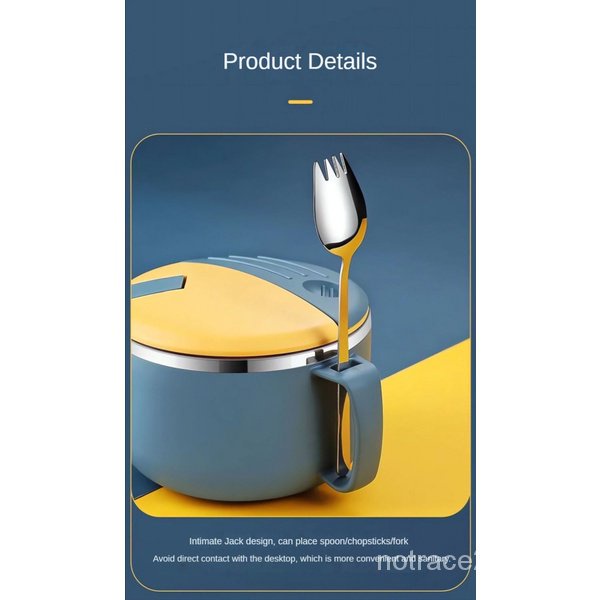 ★Genshin Impact★Kazuha & Scaramouche Bát Ăn Mì Hai Chiều Bằng Thép Không Gỉ Hai Chiều Cho Trò Chơi Merchandise