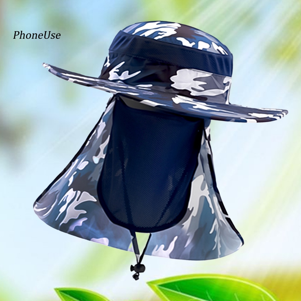 Mũ Câu Cá Bằng PU Mềm Mại Đa Năng Vành Rộng