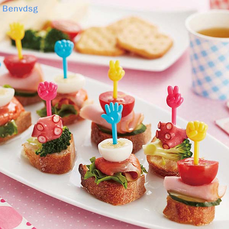 Bộ 9 Nĩa Ăn Trái Cây / Trái Cây / Động Vật Mini Trang Trí Cho Bé