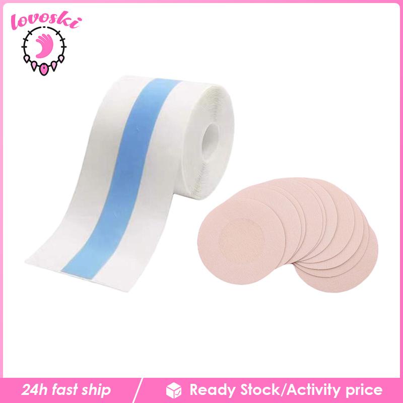 [Lovoski] 10 Cuộn 5M Băng Keo Dán Ngực Có Thể Tái Sử Dụng