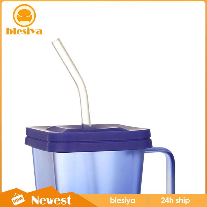 Cốc Thủy Tinh Uống Nước Hình Vuông Dung Tích 400ml