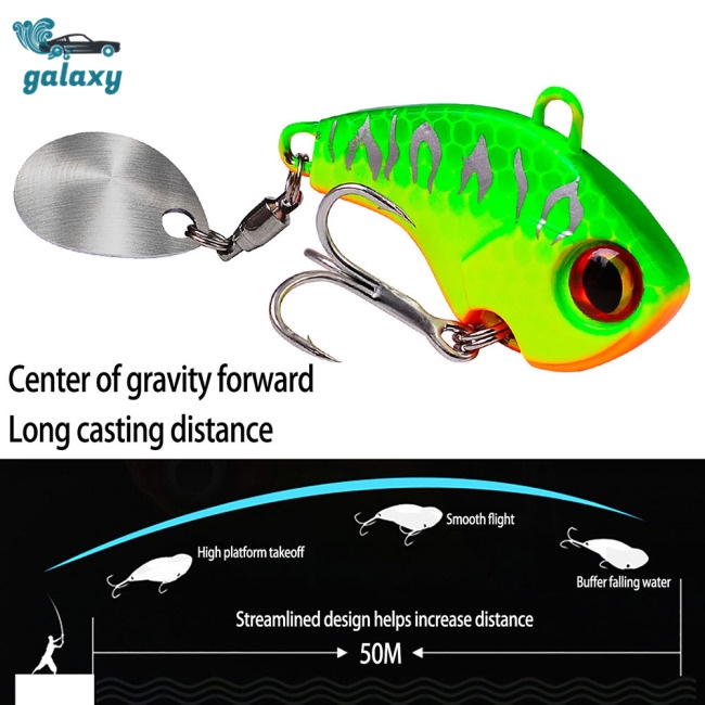 Galaxy Mồi Giả Câu Cá Mini Bằng Nhựa Cứng Có Móc