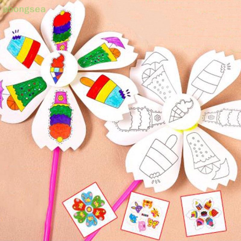 Abongsea Cối Xay Gió Trống Dùng Làm Đồ Chơi DIY Cho Bé Mẫu Giáo