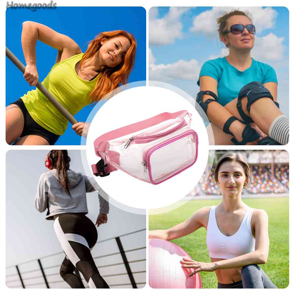 Túi Đeo Chéo Bằng PVC Trong Suốt Sức Chứa Lớn Cho Thể Thao Ngoài Trời [homegoods.vn]