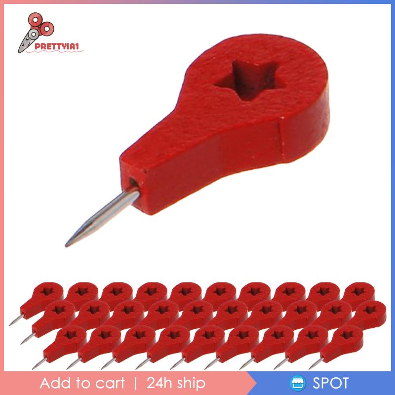 [Prettyia1] Set 30 Nút Bần Nhấn Cái Chuyên Dụng Cho Tường Thủ Công