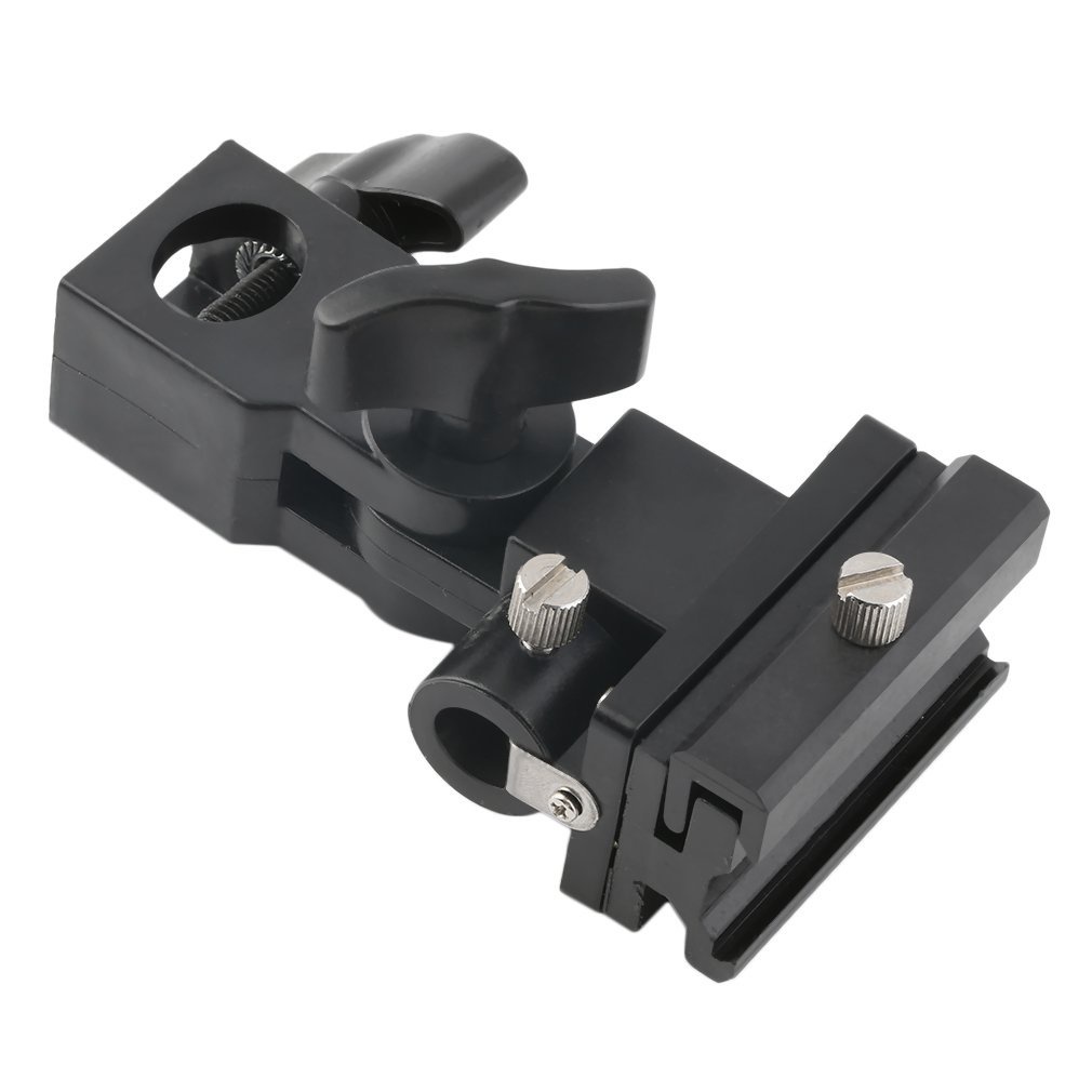 Fu-Sob Universal B Type Multifunction Holder Led Flashlight Umbrella Swivel Light Stand Bracket For Camera [Q/14]