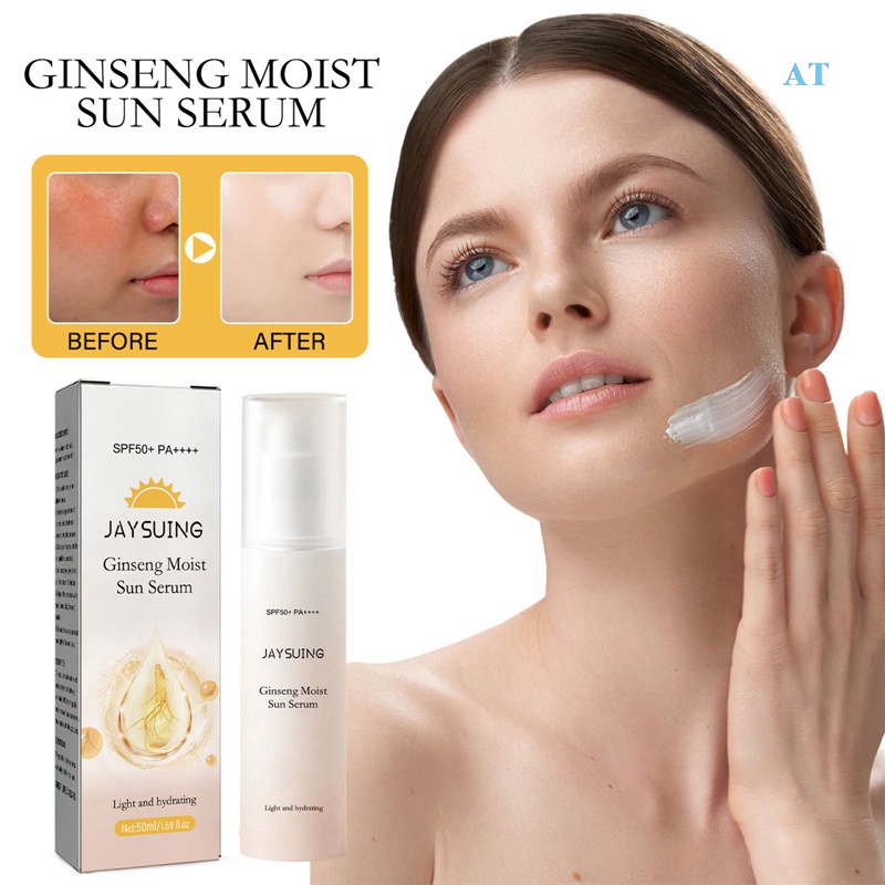 Kem Chống Nắng Chiết Xuất Nhân Sâm Aasleaty 50ml Dưỡng Ẩm Và Làm Sáng Da Hàng Ngày