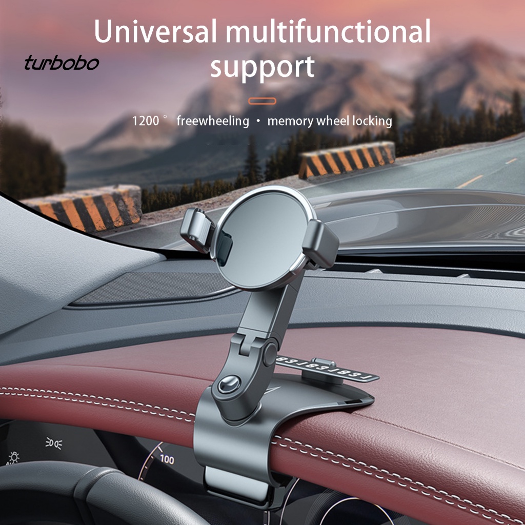 Giá Đỡ Điện Thoại Chống Trầy Gắn Tấm Chắn Nắng Xe Hơi Xoay Được Tiện Lợi