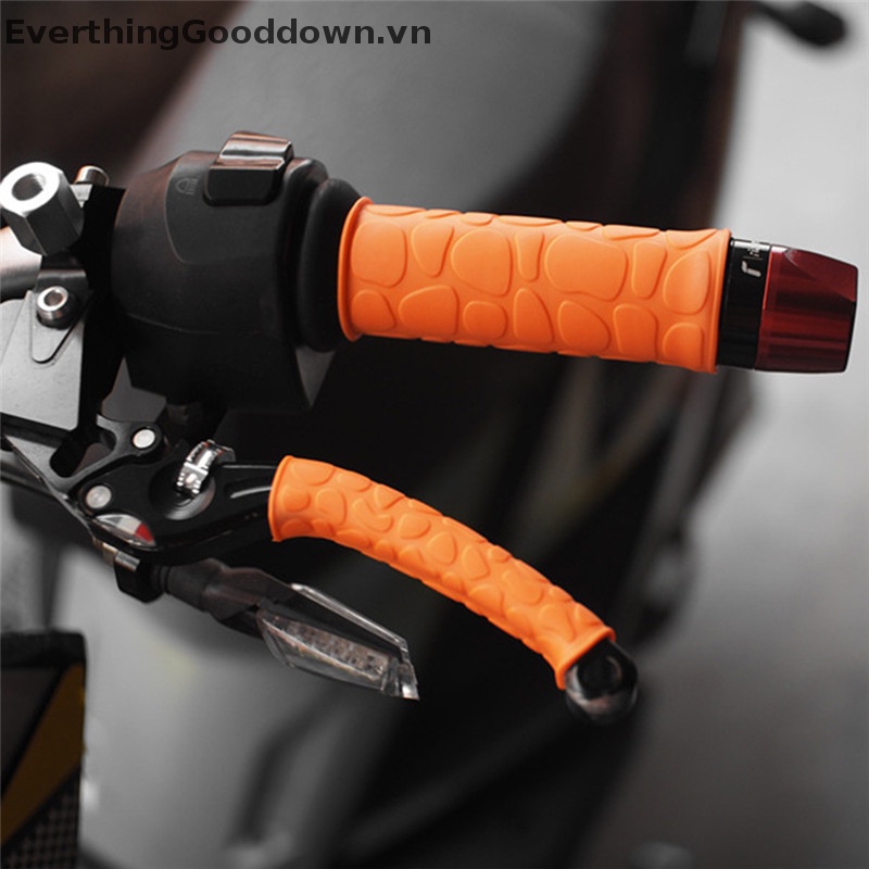 Set 4 Vỏ Bọc Tay Lái Xe Máy Bằng Silicon Cao Su Mềm