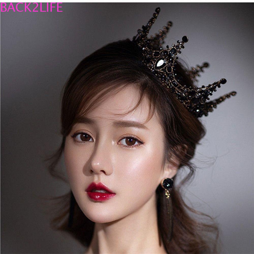 Cài Tóc Hình Vương Miện 2 Lớp Lấp Lánh Thời Trang Cho Nữ