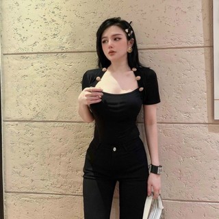 A07 - áo cúc tăm lạnh cổ vuông có bigsize 55-90kg - mai chung kieu