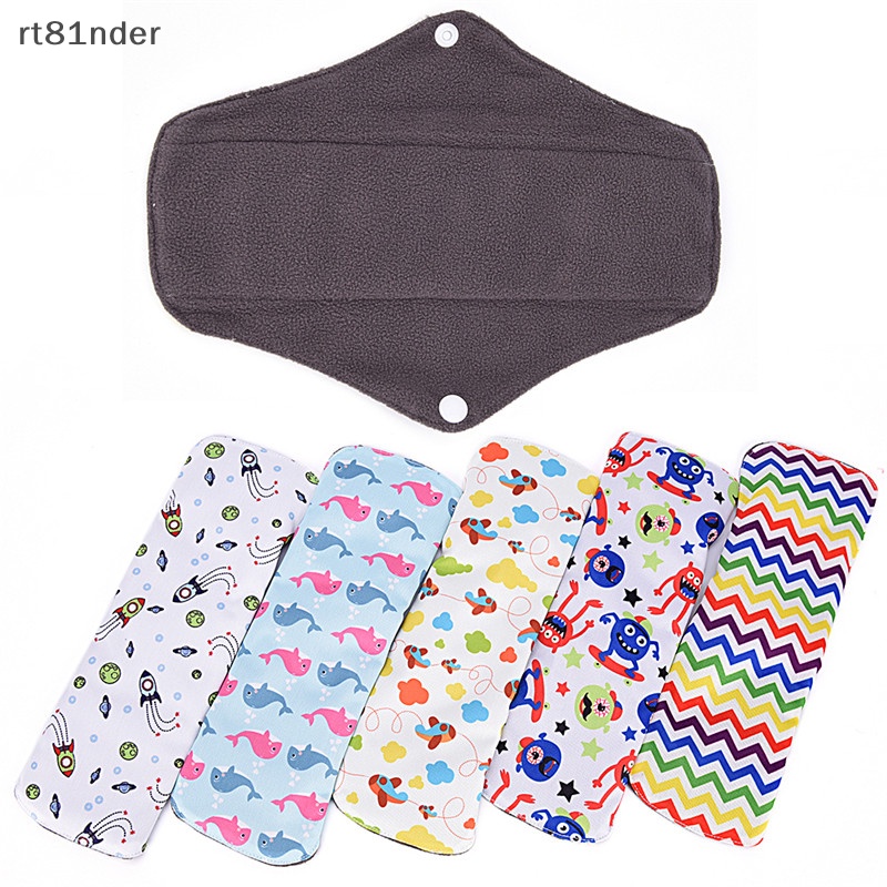Rt Đệm Vệ Sinh Kinh Nguyệt Bằng Vải Cotton Tre Có Thể Giặt Sạch Tái Sử Dụng Cho Mẹ