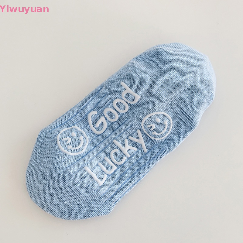 < Yiwuyuan > Vớ Cotton Mỏng Thoáng Khí In Chữ Thời Trang Xuân Hè Hàng Mới Dành Cho Bạn Nữ
