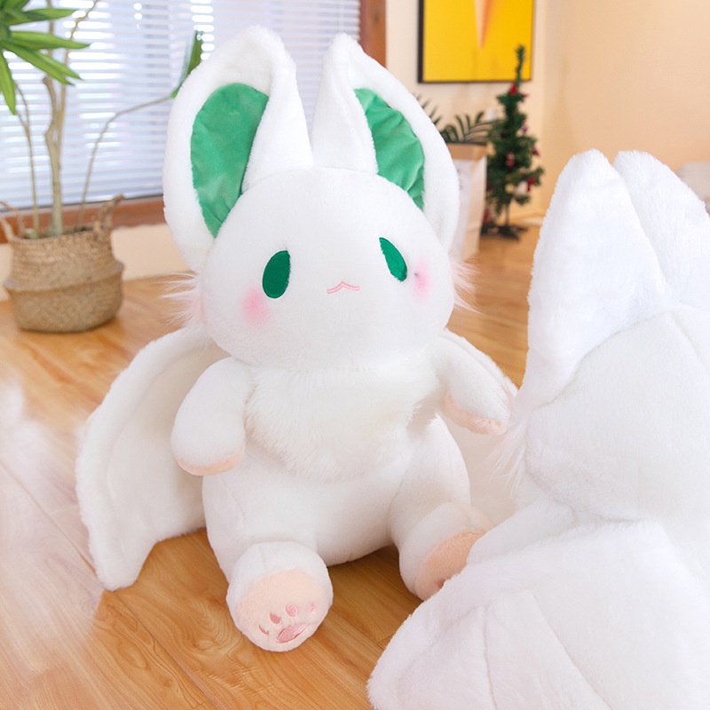 Thú Nhồi Bông Hình Thỏ Trắng Xinh Xắn Đáng Yêu