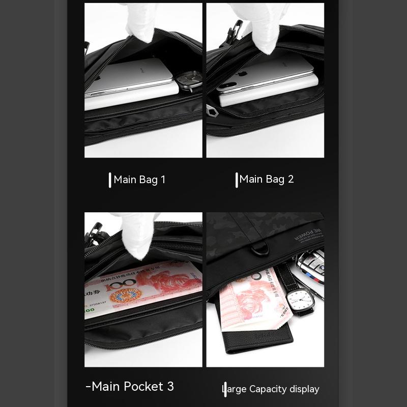 Túi Đeo Hông Nhiều Ngăn Đựng Điện Thoại Chống Thấm Nước Thời Trang Mùa Hè Cho Nam